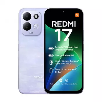 Xiaomi Redmi 17 4GB RAM 128GB Pamięć Dual SIM 4G LTE Lawendowy Fioletowy NFC Smartfon z Androidem