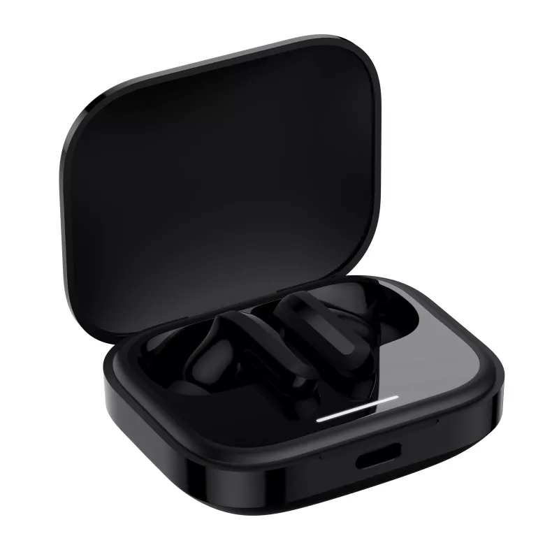 Xiaomi Redmi Buds 5 True Wireless Earbuds z hybrydowym ANC, 46dB, Bluetooth 5.3, IP54, czarny