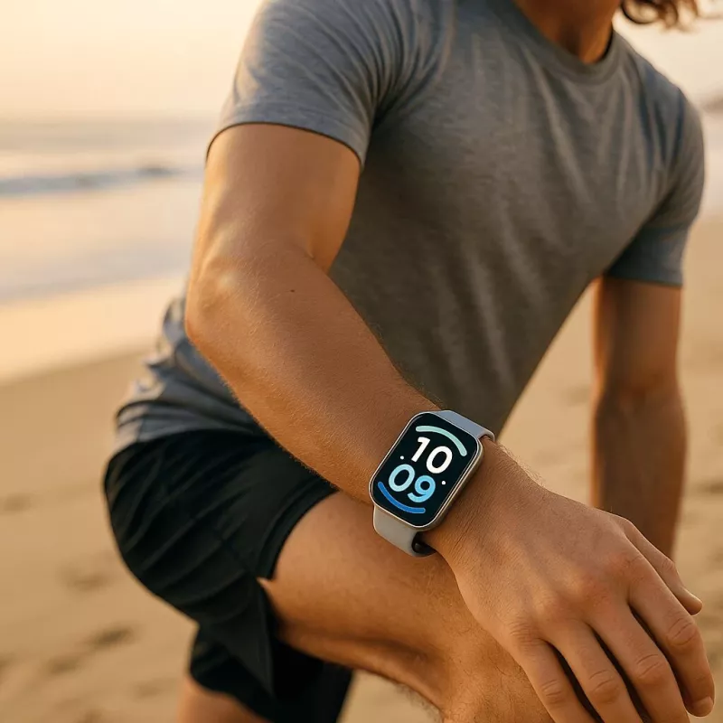 Xiaomi Redmi Watch 6 Active Matte Silver Smartwatch z wyświetlaczem AMOLED, GPS, połączeniami Bluetooth, baterią na 14 dni