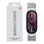 Xiaomi Smart Band 10 asymetryczny metalowy pasek – srebrny