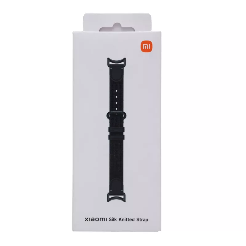 Xiaomi Smart Band 10 Pleciony Jedwabny Pasek - Hebanowa Czerń