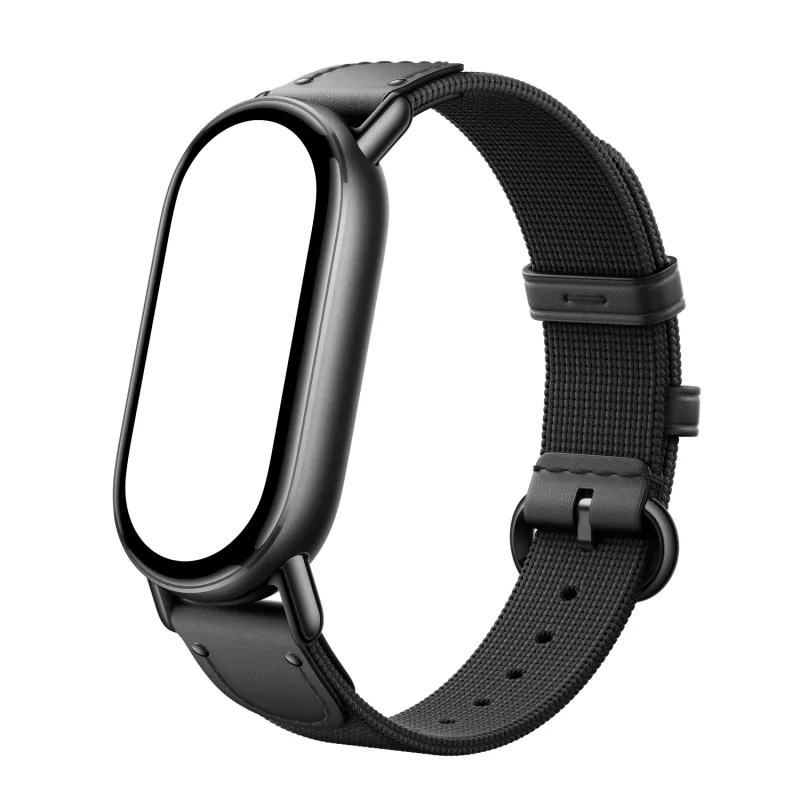 Xiaomi Smart Band 10 Pleciony Jedwabny Pasek - Hebanowa Czerń