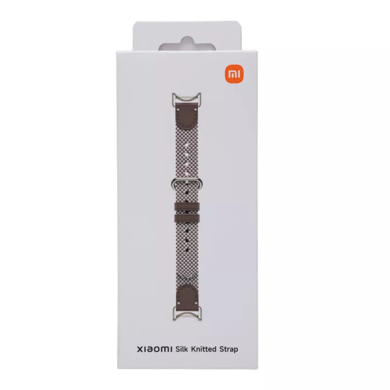 Xiaomi Smart Band 10 Pleciony Jedwabny Pasek - Piórowo Brązowy