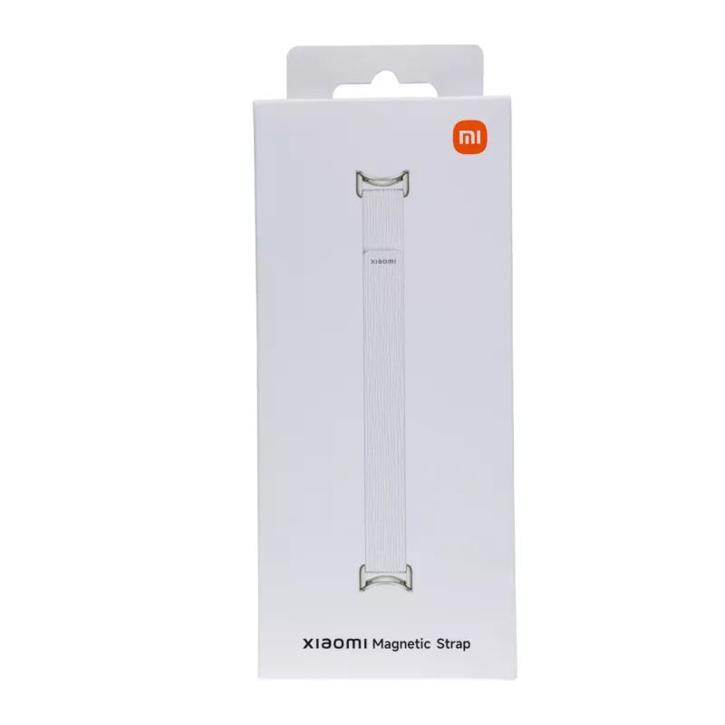 Xiaomi Smart Band 10 Magnetyczny pasek ze skóry Kona - Biały lodowcowy