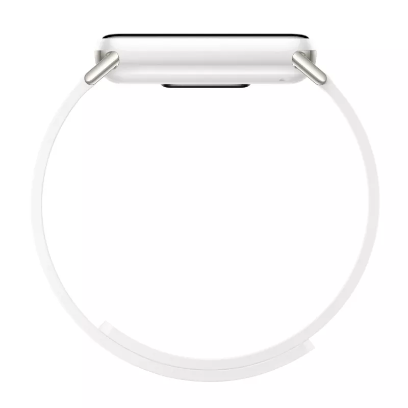 Xiaomi Smart Band 10 Magnetyczny pasek ze skóry Kona - Biały lodowcowy