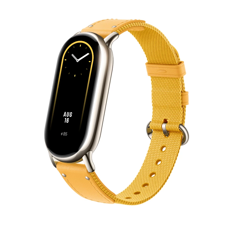Xiaomi Smart Band 8 Pleciony Pasek - Żółty