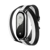 Xiaomi Smart Band 8 Pasek podwójnie owijany - czarno-biały