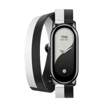 Xiaomi Smart Band 8 Pasek podwójnie owijany - czarno-biały