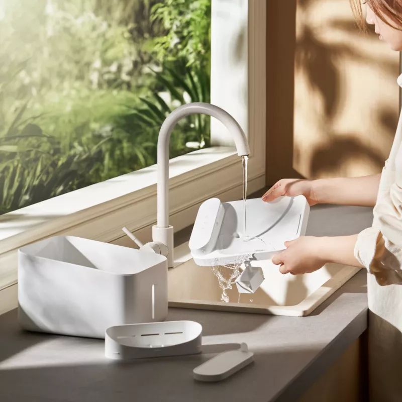 Xiaomi Smart Pet Fountain 2 - 2L automatyczny poidło dla kota i psa z filtracją poczwórną, sterowaniem aplikacją, cichą pompką, biały