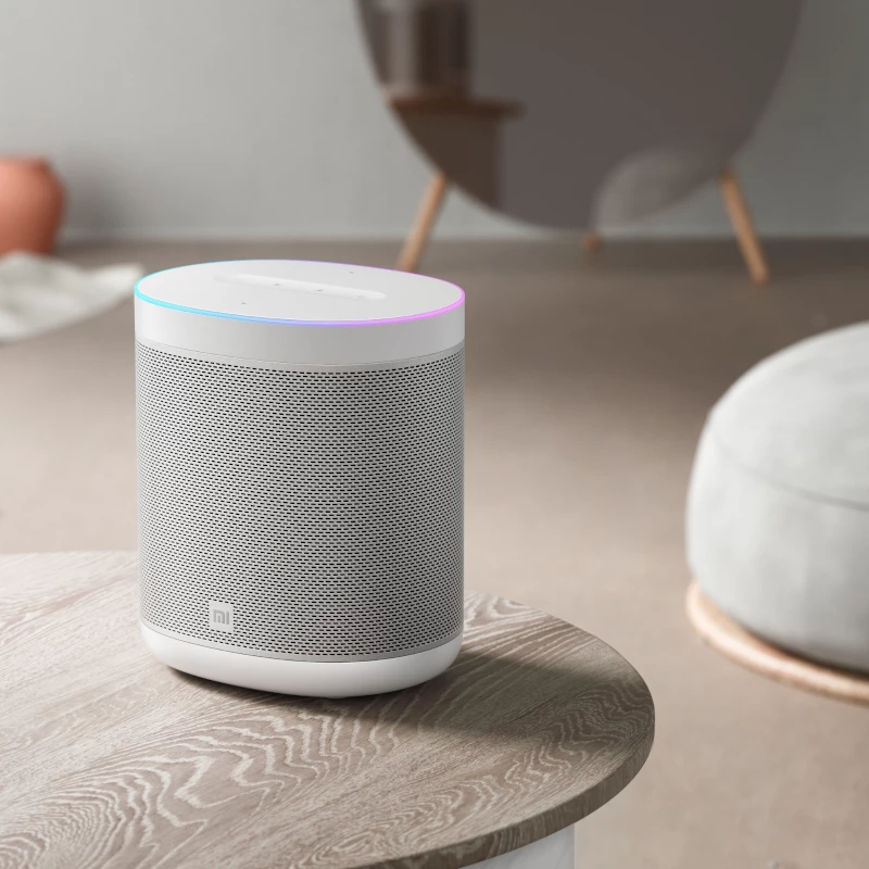Xiaomi Smart Speaker z Asystentem Google, Chromecast, pilotem IR i zegarem LED - Czarny
