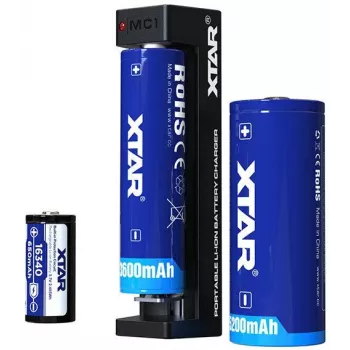 XTAR MC1 USB-C jednogniazdowa ładowarka do baterii Li-ion