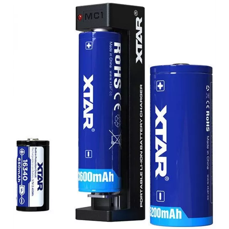 XTAR MC1 USB-C jednogniazdowa ładowarka do baterii Li-ion