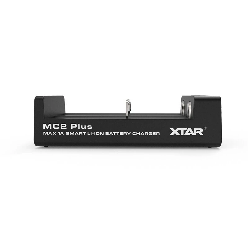XTAR MC2+ 2-slotowa ładowarka do baterii Li-ion 18650, 21700, 26650 i innych (zasilana USB)