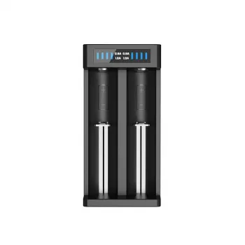 XTAR MC2+ 2-slotowa ładowarka do baterii Li-ion 18650, 21700, 26650 i innych (zasilana USB)
