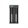 XTAR MC2+ 2-slotowa ładowarka do baterii Li-ion 18650, 21700, 26650 i innych (zasilana USB)