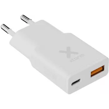 Xtorm Go2 Series SlimLine Wall Charger 33W 1x USB-C 1x USB-A Biały