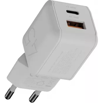 Xtorm NextGen GaN3 Ultra ładowarka ścienna 45W PD USB-C USB-A biała XECNG450