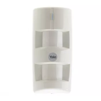 Czujnik ruchu zewnętrzny Yale SR-alarm, PIR, IP55, zasięg 12 m, kąt 90°, baterie 3xAA, 868 MHz, do systemów alarmowych Yale SR Smart Home