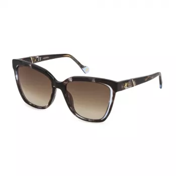 Okulary przeciwsłoneczne Yalea dla kobiet SYA028N5503KA oprawka Havana acetatowa soczewka brązowa gradient 55/17/140 mm