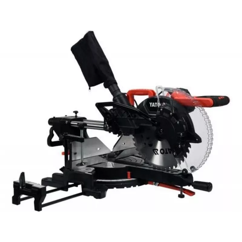 YATO Piła ukośna 1800W z posuwem i laserem, 305mm
