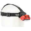 Yato YT-08594 COB LED Lampa robocza z podstawą magnetyczną i haczykiem obrotowym, 200 lm, 3x AA, czarno-czerwona