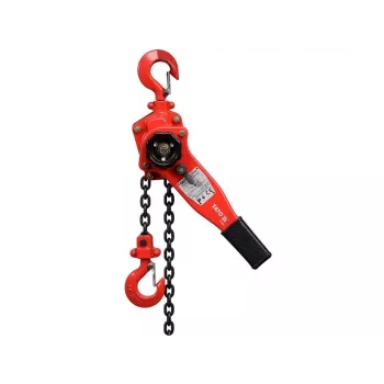 Yato YT-58962 ręczny wciągnik łańcuchowy 750 kg, wysokość podnoszenia 1,5 m, czerwony