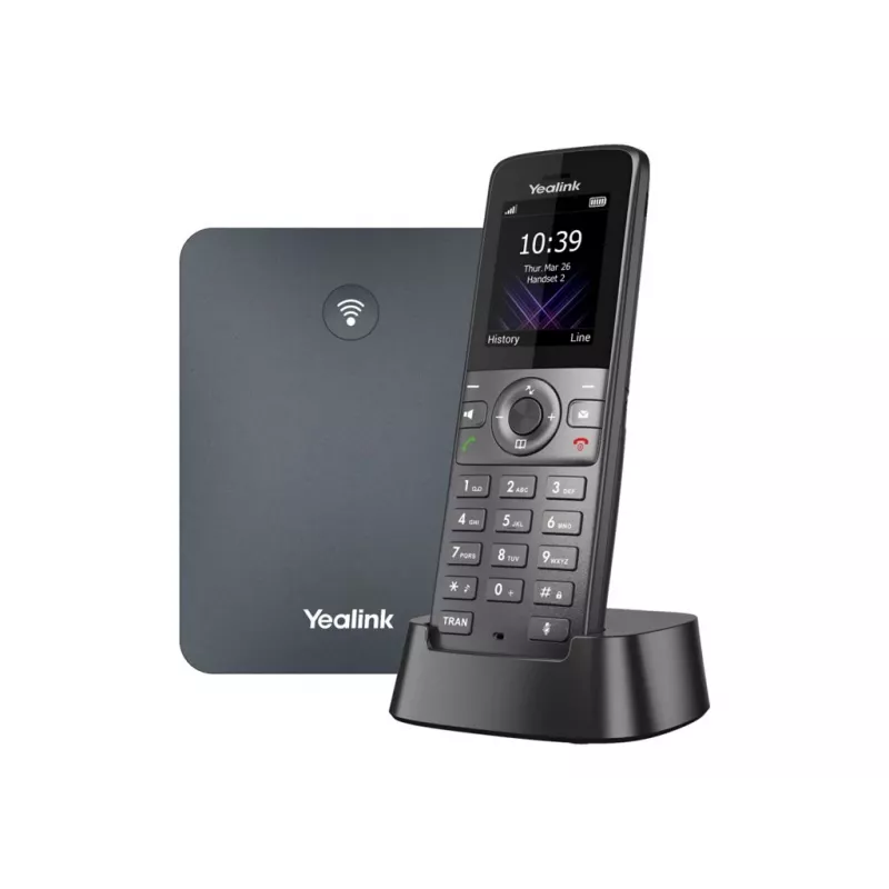 System telefoniczny Yealink W71P IP DECT ze stacją bazową W70B i słuchawką W71H