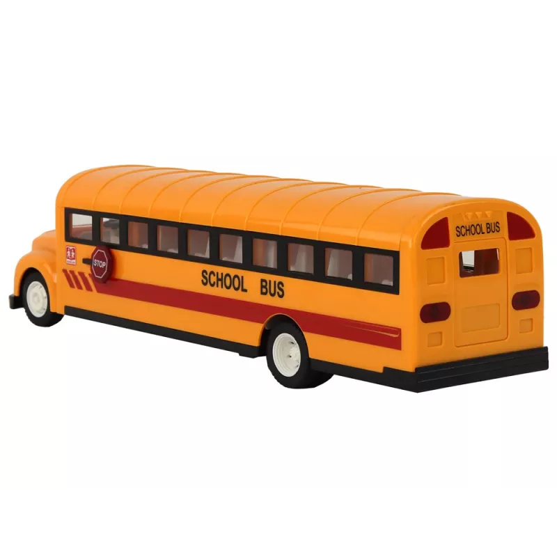 Żółty Autobus Szkolny na Pilota R/C z Otwieranymi Drzwiami 4690 Lean Toys