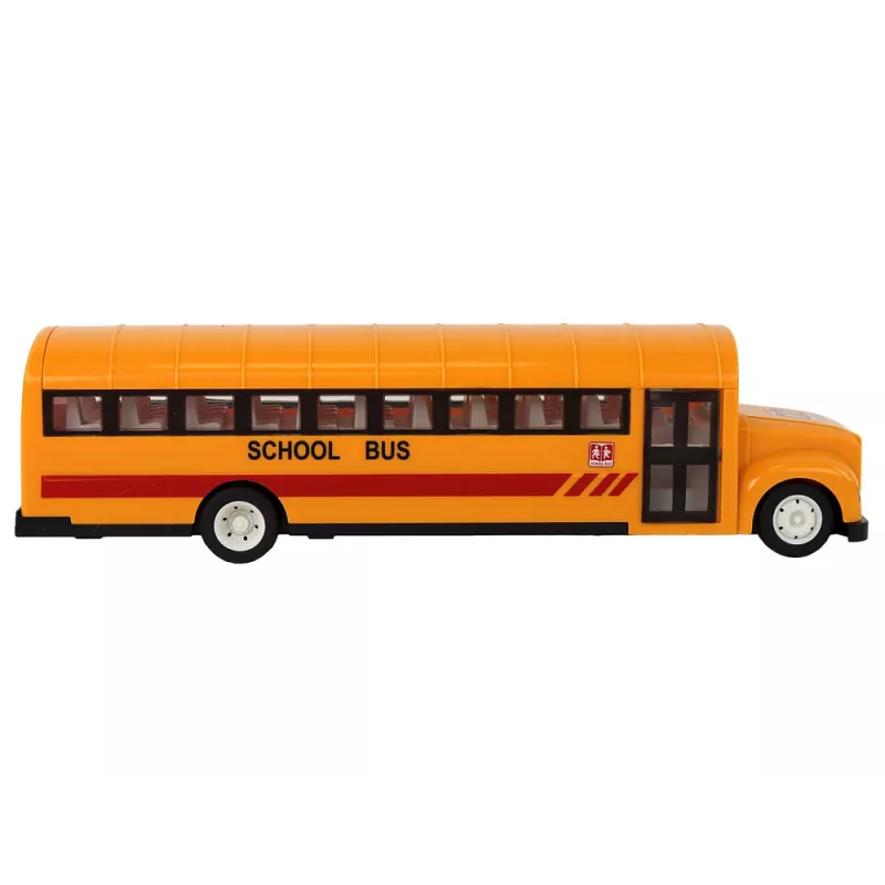 Żółty Autobus Szkolny na Pilota R/C z Otwieranymi Drzwiami 4690 Lean Toys