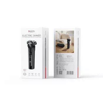 YESIDO MG05 Rotating Electric Shaver Black