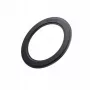 YESIDO PU Leather Iron Sheet Ring C208 Black