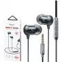 YESIDO YH42 Wired In-Ear Earphone with Microphone - Black