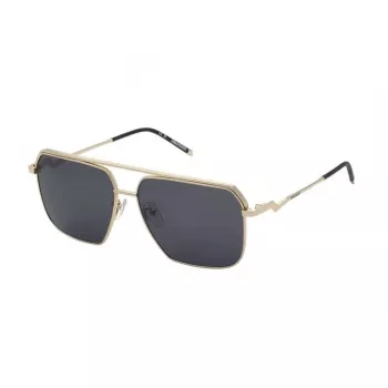 Okulary przeciwsłoneczne męskie ZADIG & VOLTAIRE SZV413-580300 Czarny acetat Szare szkła 58mm