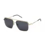 Okulary przeciwsłoneczne męskie ZADIG & VOLTAIRE SZV413-580300 Czarny acetat Szare szkła 58mm