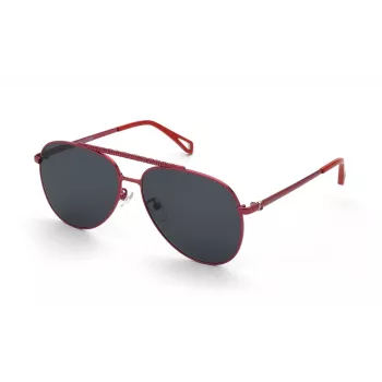 ZADIG & VOLTAIRE Unisex Okulary Przeciwsłoneczne SZV415-6008ER Havana Żółw Oprawa Acetatowa Brązowe Soczewki 60/17/140 mm