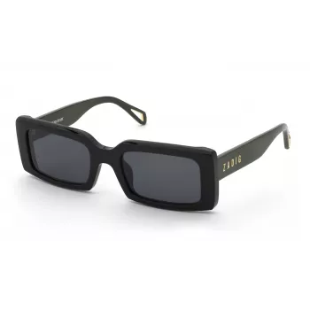 Zadig & Voltaire Okulary przeciwsłoneczne unisex SZV462-54700Y Havana Brown prostokątne 54mm