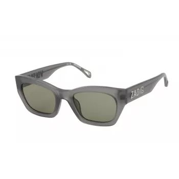 ZADIG & VOLTAIRE Damskie okulary przeciwsłoneczne motylkowe SZV371-5206A5 Havana/Tortoise Brązowy Gradient 52/21/140 mm
