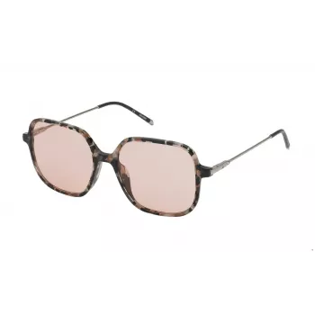 Okulary przeciwsłoneczne ZADIG & VOLTAIRE damskie kocie oko SZV328-53AGKF Havana Brązowy 53mm