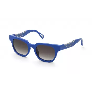 ZADIG & VOLTAIRE Damskie okulary przeciwsłoneczne kocie oko SZV417-5009GU Czarny/Grey Gradient 50/19/140 mm