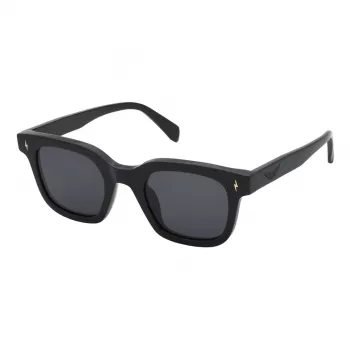 Okulary przeciwsłoneczne damskie ZADIG & VOLTAIRE SZV401-540700 - czarna oprawka acetatowa, soczewki dymnoszare, 54 mm