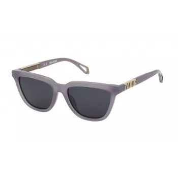 Okulary przeciwsłoneczne damskie ZADIG & VOLTAIRE SZV403-5309N7 - Oprawka z acetatu w kolorze havana, soczewki brązowe gradientowe, 53mm