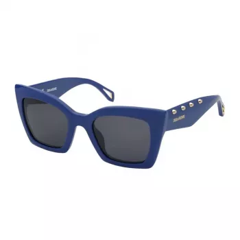 ZADIG & VOLTAIRE Women's Sunglasses SZV409-520D82 Havana Acetate Gradient Grey