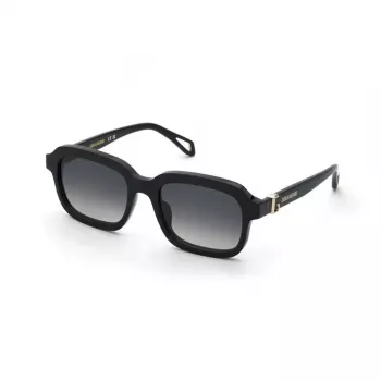 Okulary przeciwsłoneczne ZADIG & VOLTAIRE damskie SZV416-530700 Havana Acetate Square Frame Brown Lens 53mm