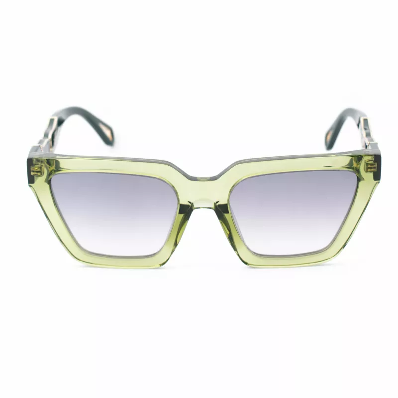 Okulary przeciwsłoneczne ZADIG & VOLTAIRE damskie SZV418-53M40X Havana Acetate Square Frame Brązowe Szkła 53/19/140 mm
