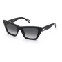 Okulary przeciwsłoneczne ZADIG & VOLTAIRE damskie SZV419-550700 Czarna oprawka acetatowa kwadratowa soczewki gradientowe szare 55mm