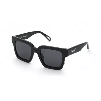 Okulary przeciwsłoneczne damskie ZADIG & VOLTAIRE SZV419V55700Y czarno-szare 55mm