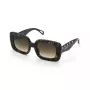 Okulary przeciwsłoneczne ZADIG & VOLTAIRE damskie SZV423-510743 - czarna oprawka acetatowa, gradientowe szare soczewki