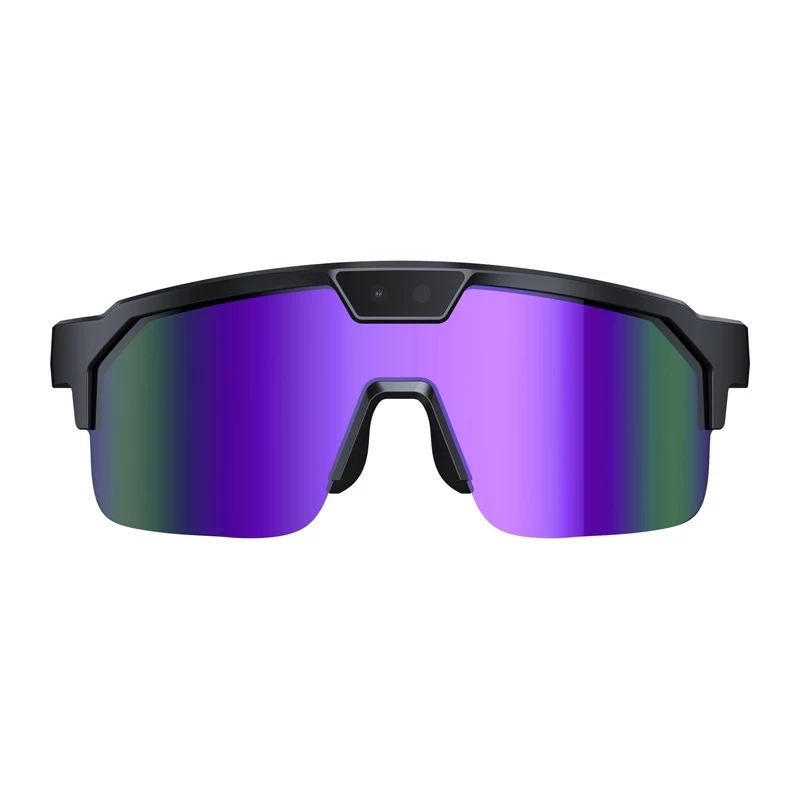 ZEBLAZE Q01 Fioletowe Okulary Przeciwsłoneczne Sportowe