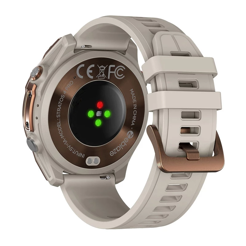 Zegarek smartwatch Zeblaze Stratos 4 Pro (Brązowy)