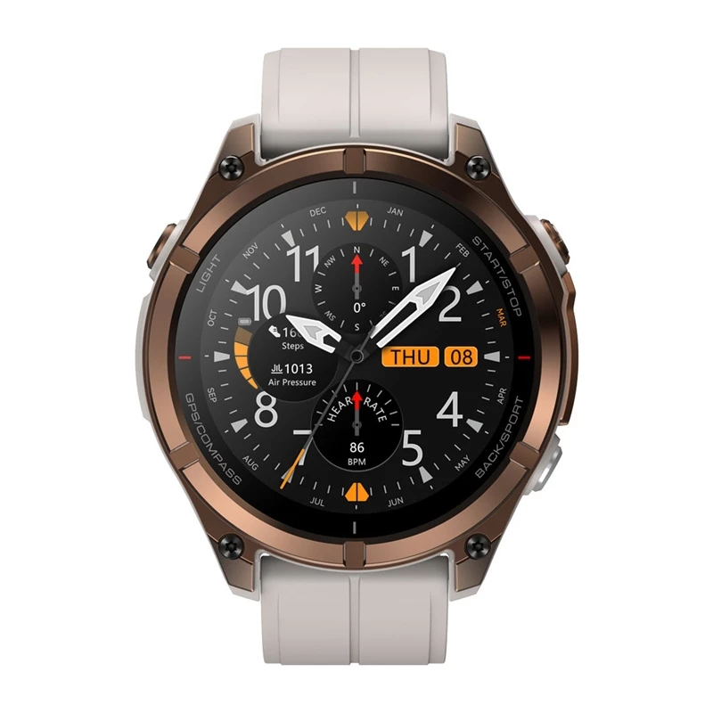 Zegarek smartwatch Zeblaze Stratos 4 Pro (Brązowy)